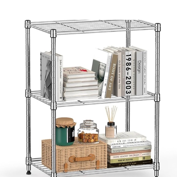 Silver Metal Storage Shelf - Picture 7 of 7